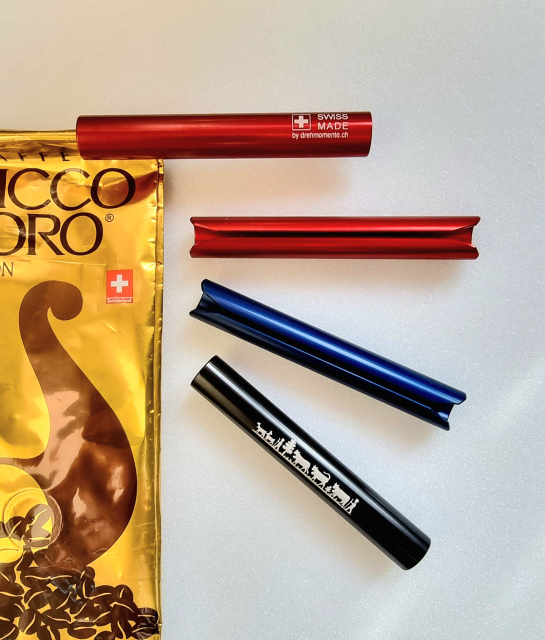 Beutelverschluss "Streifclip"